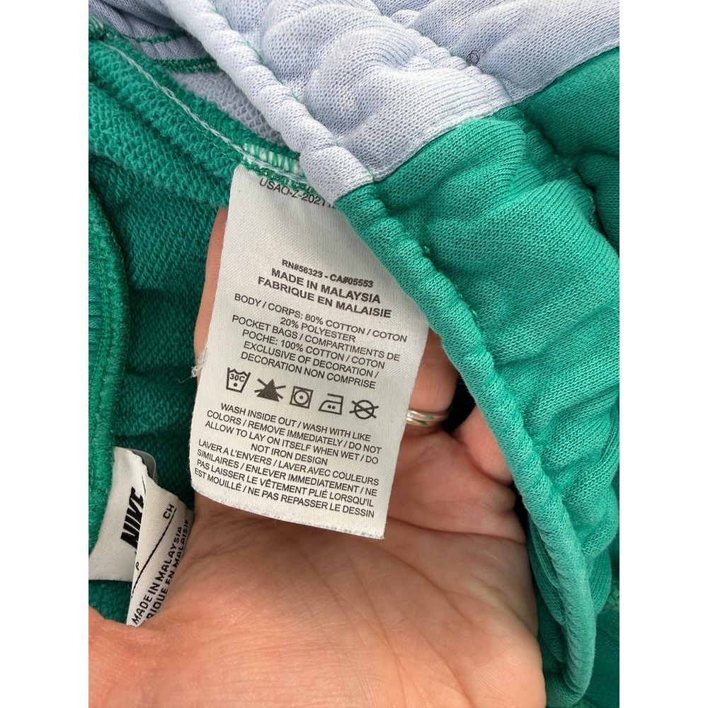Nike Team Colorblock Sweatpants Neptune Green Joggers Women's Small Team Logo - Picture 5 of 5